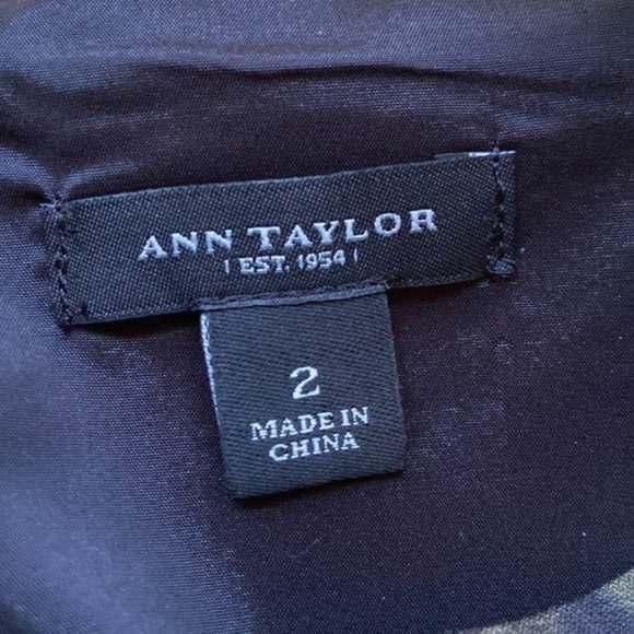 Ann Taylor Womens Sleeveless Sheath Dress Green Leopard Animal Print size 2 - Picture 10 of 11